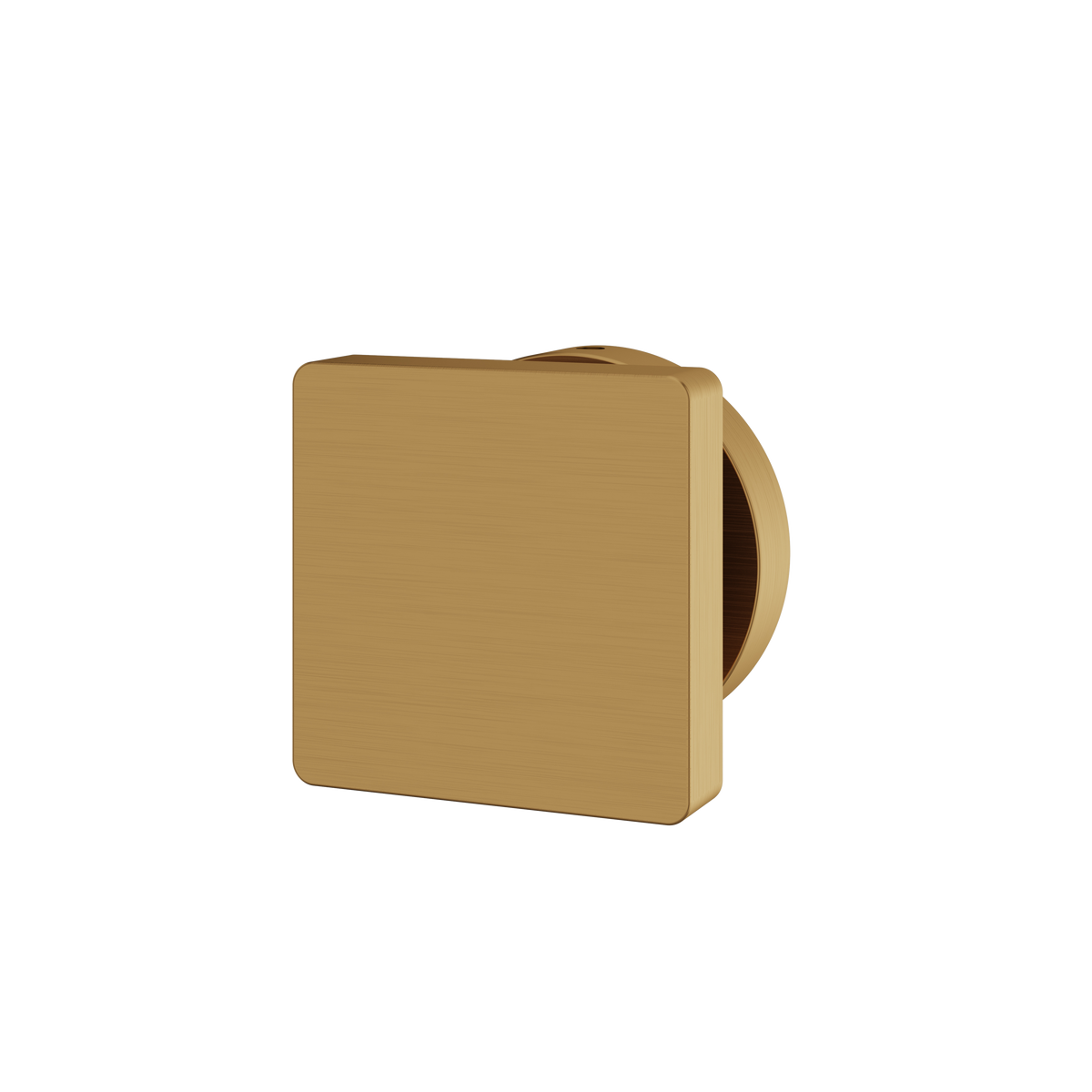 Aquabrass Thermostatic Valves Handles Unisquare Handle for Thermostatic Valve 76095 in brushed gold