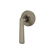 Aquabrass Forum Round Trim Set for Diverter Valve 3-Way Shared C2342 in brushed black chrome