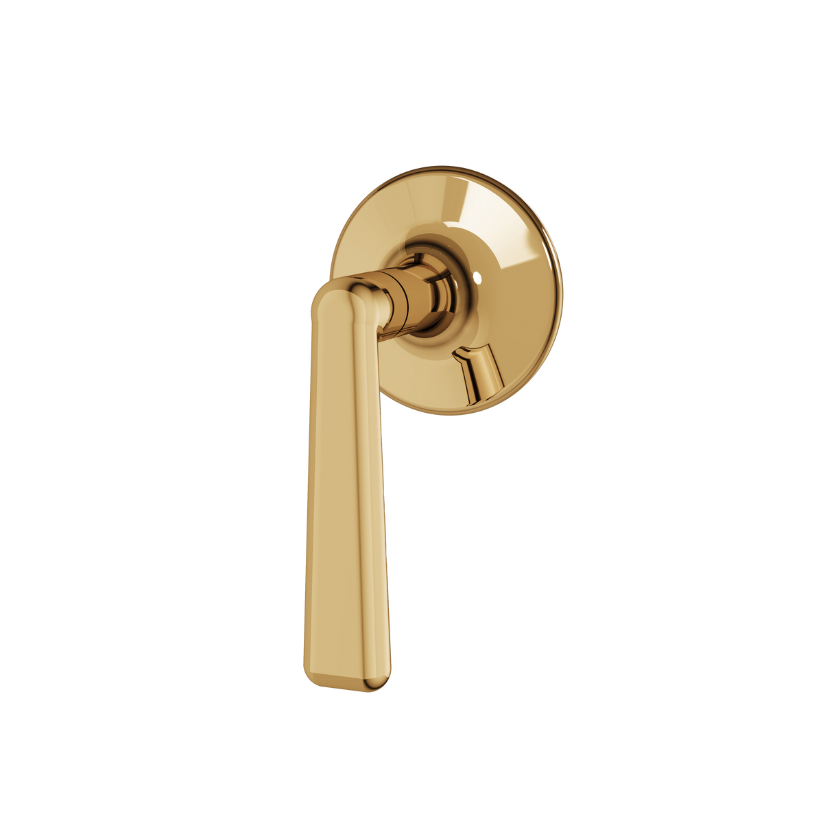 Aquabrass Forum Round Trim Set for Diverter Valve 3-Way Shared C2342 in polished gold