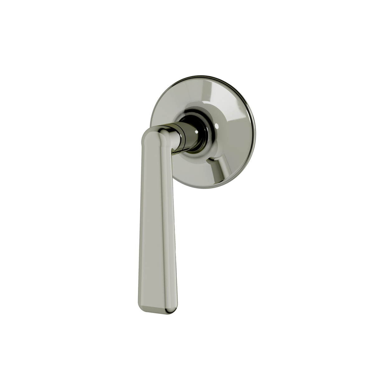 Aquabrass Forum Round Trim Set for Diverter Valve 3-Way Shared C2342 in polished nickel