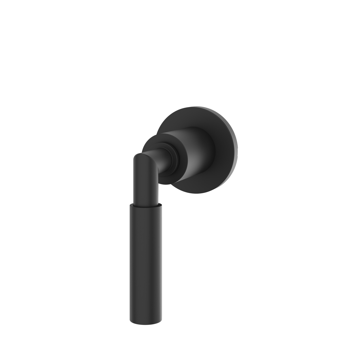 Aquabrass Aria Round Trim for Shut-Off Valve R0648 in black