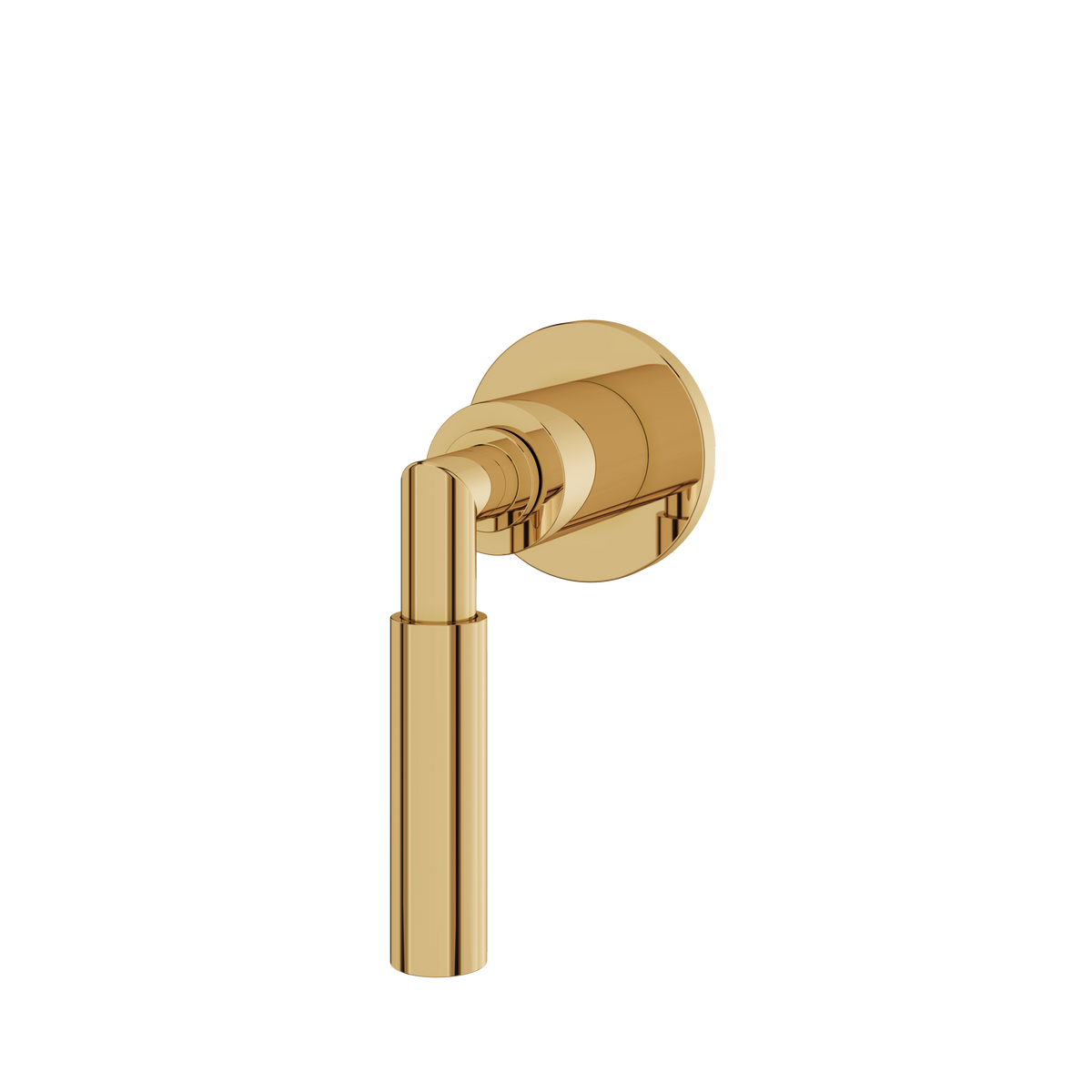 Aquabrass Aria Round Trim for Shut-Off Valve R0648 in polished gold