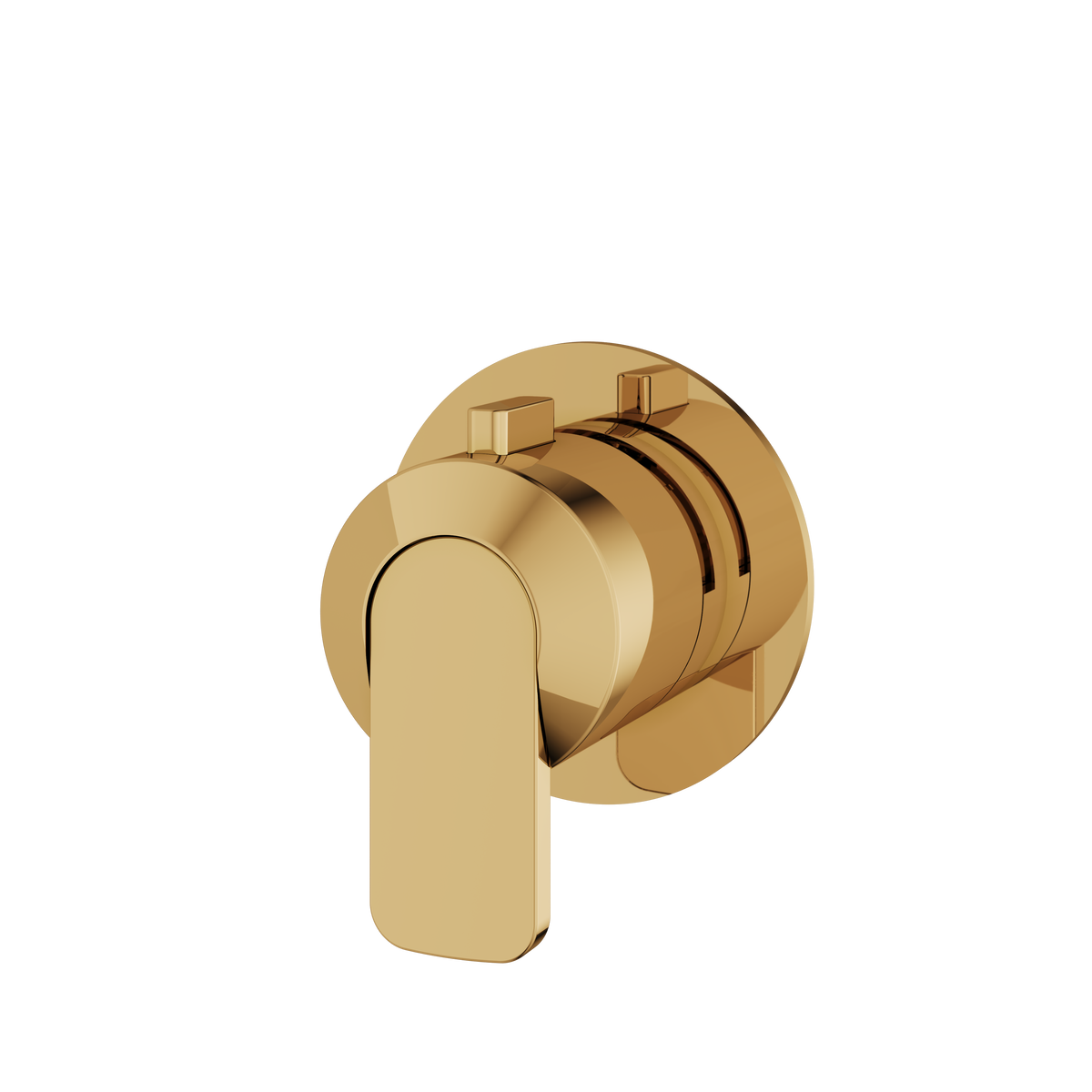 Aquabrass c67 Round Trim for Shut-Off Valve R0667 in polished gold
