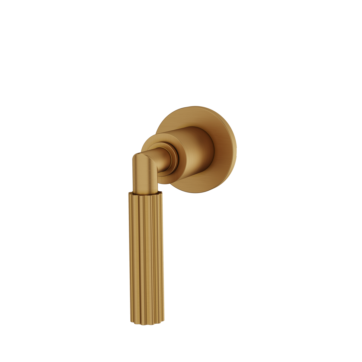 Aquabrass Montebello Round Trim Set for Diverter Valve 2-Way Non-shared R1249 in brushed gold