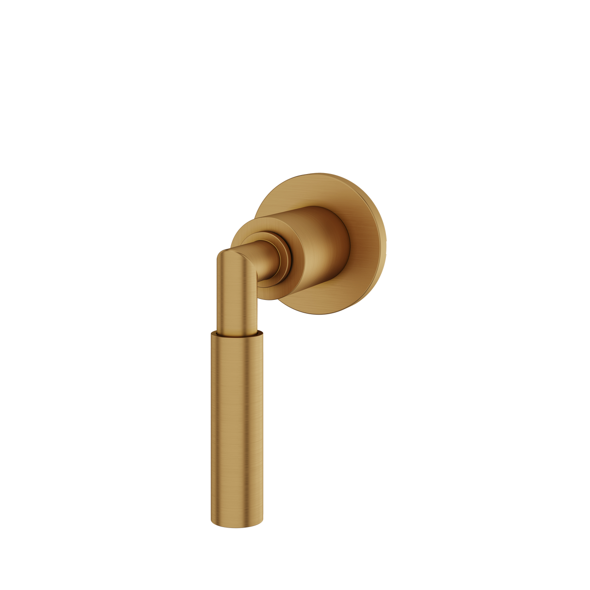 Aquabrass Aria Round Trim Set for Diverter Valve 3-Way Non-shared R1348 in brushed gold