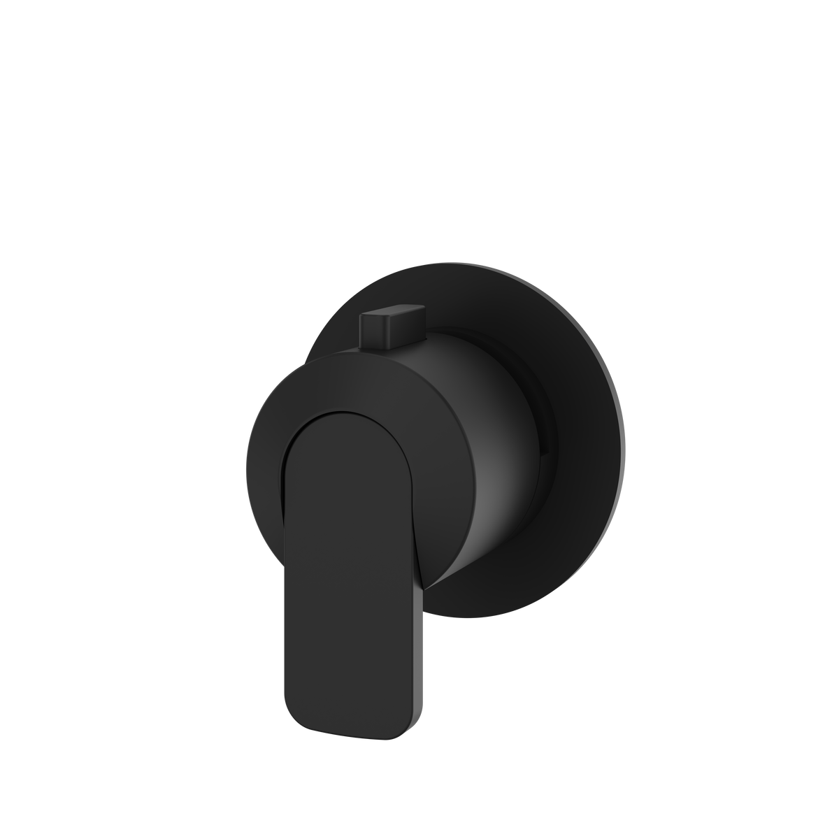 Aquabrass c67 Round Trim Set for Diverter Valve 2-Way Shared R2267 in black