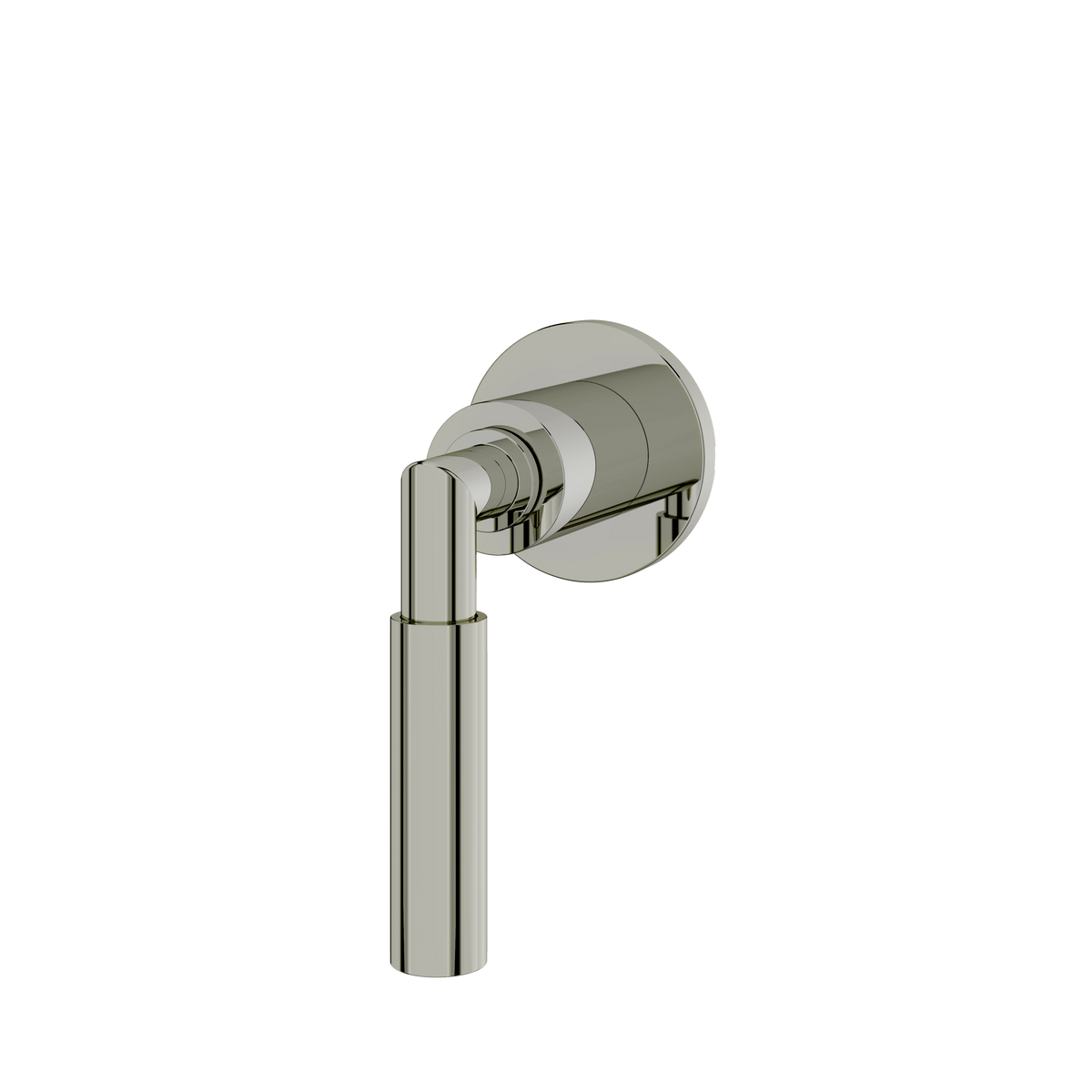 Aquabrass Aria Round Trim Set for Diverter Valve 3-Way Shared R2348 in polished nickel