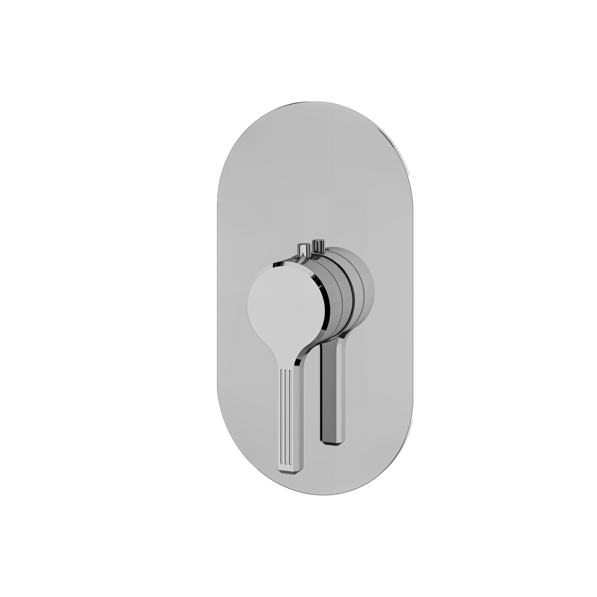 Aquabrass Ariston Round Trim Set for Thermostatic Valve R3047 in polished chrome