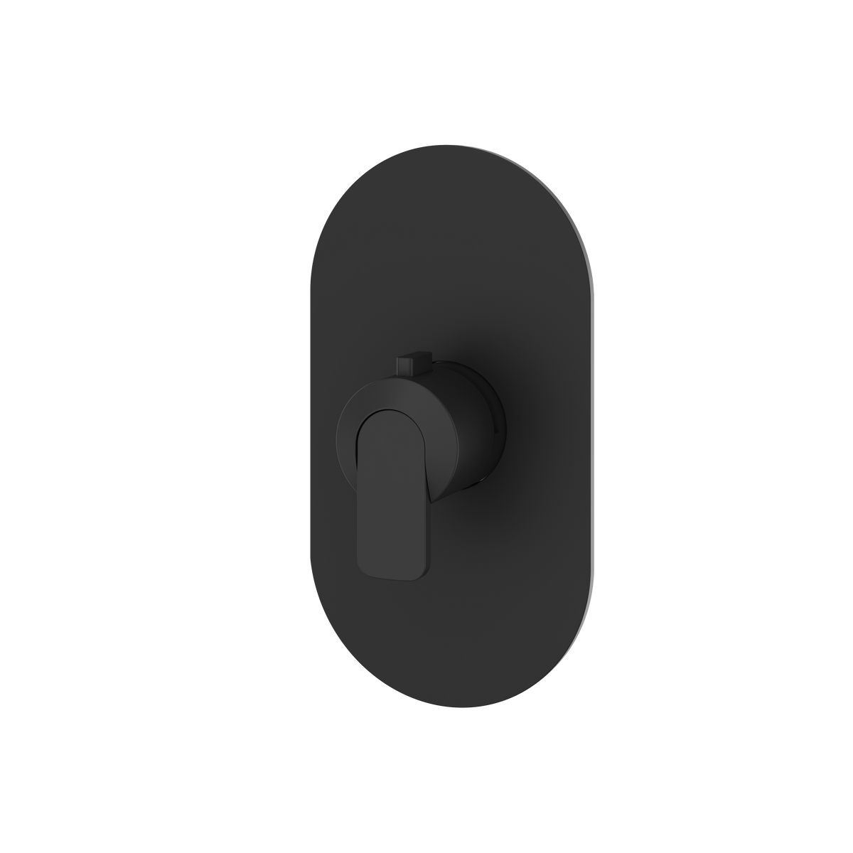 Aquabrass c67 Round Trim Set for Thermostatic Valve R3067 in black