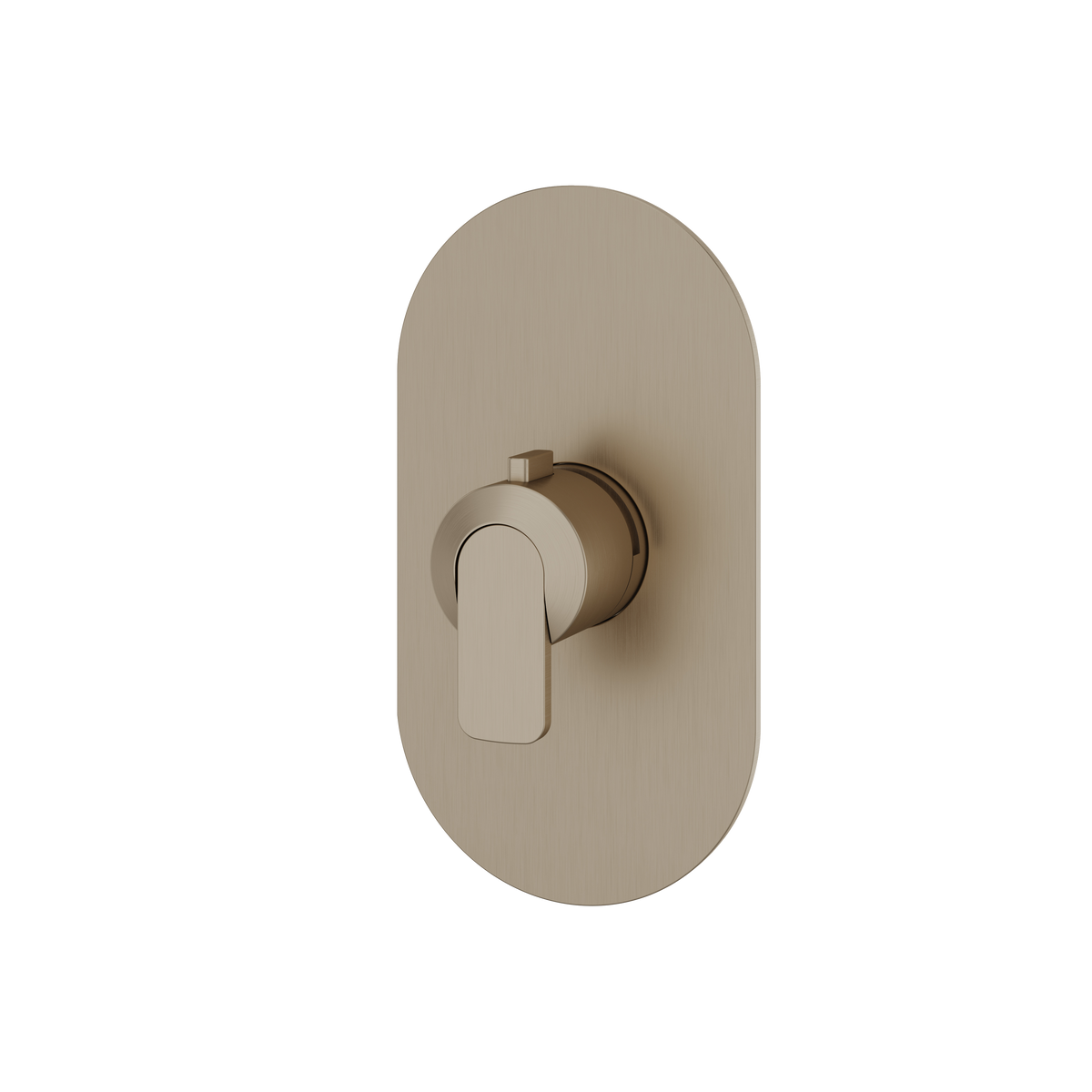 Aquabrass c67 Round Trim Set for Thermostatic Valve R3067 in brushed nickel