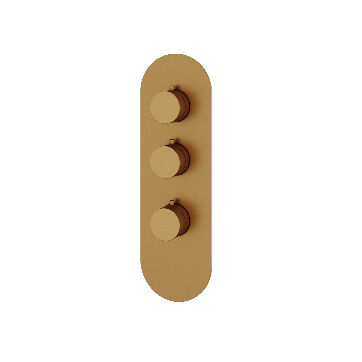 Aquabrass Trim Sets Round Trim Set R3295 in brushed gold