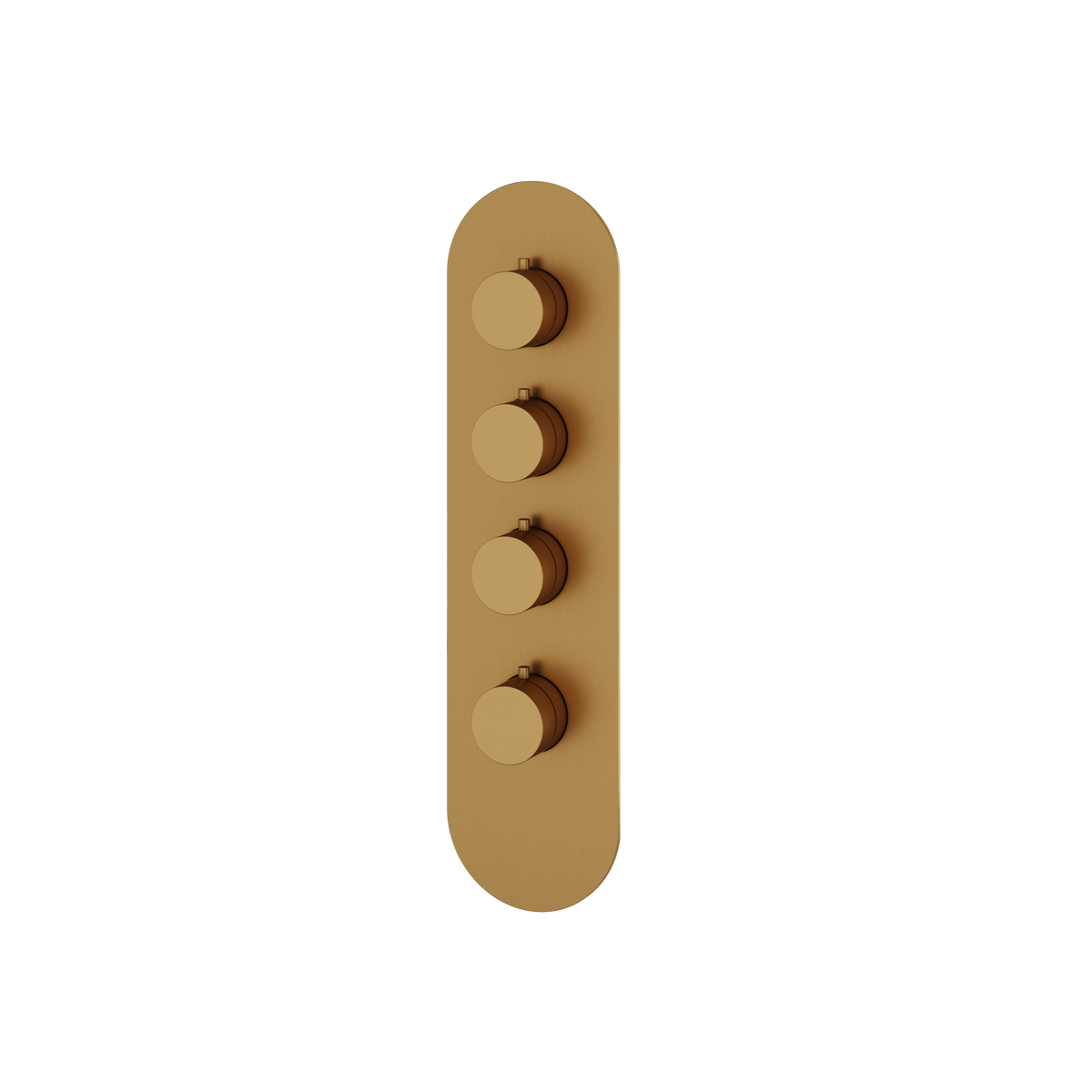 Aquabrass Trim Sets Round Trim Set R3395 in brushed gold