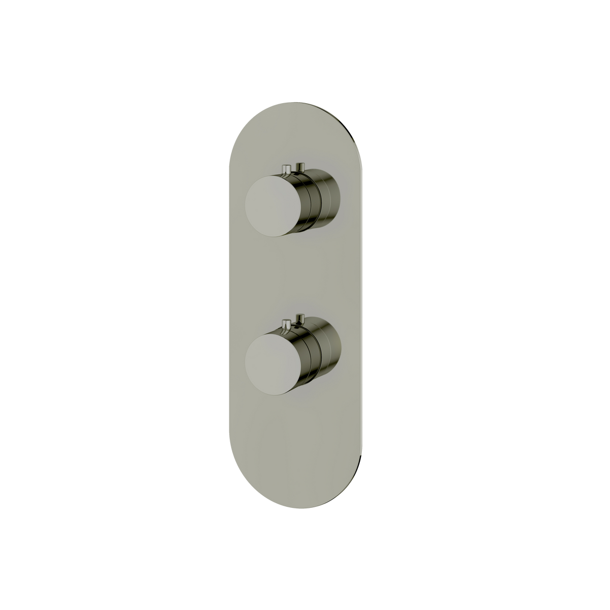 Aquabrass Trim Sets Round Trim Set 3-Way Non-shared R9395 in polished nickel