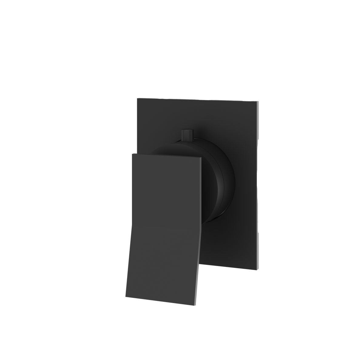 Aquabrass Chicane Square Trim Set for Diverter Valve 2-Way Non-shared S1219 in black