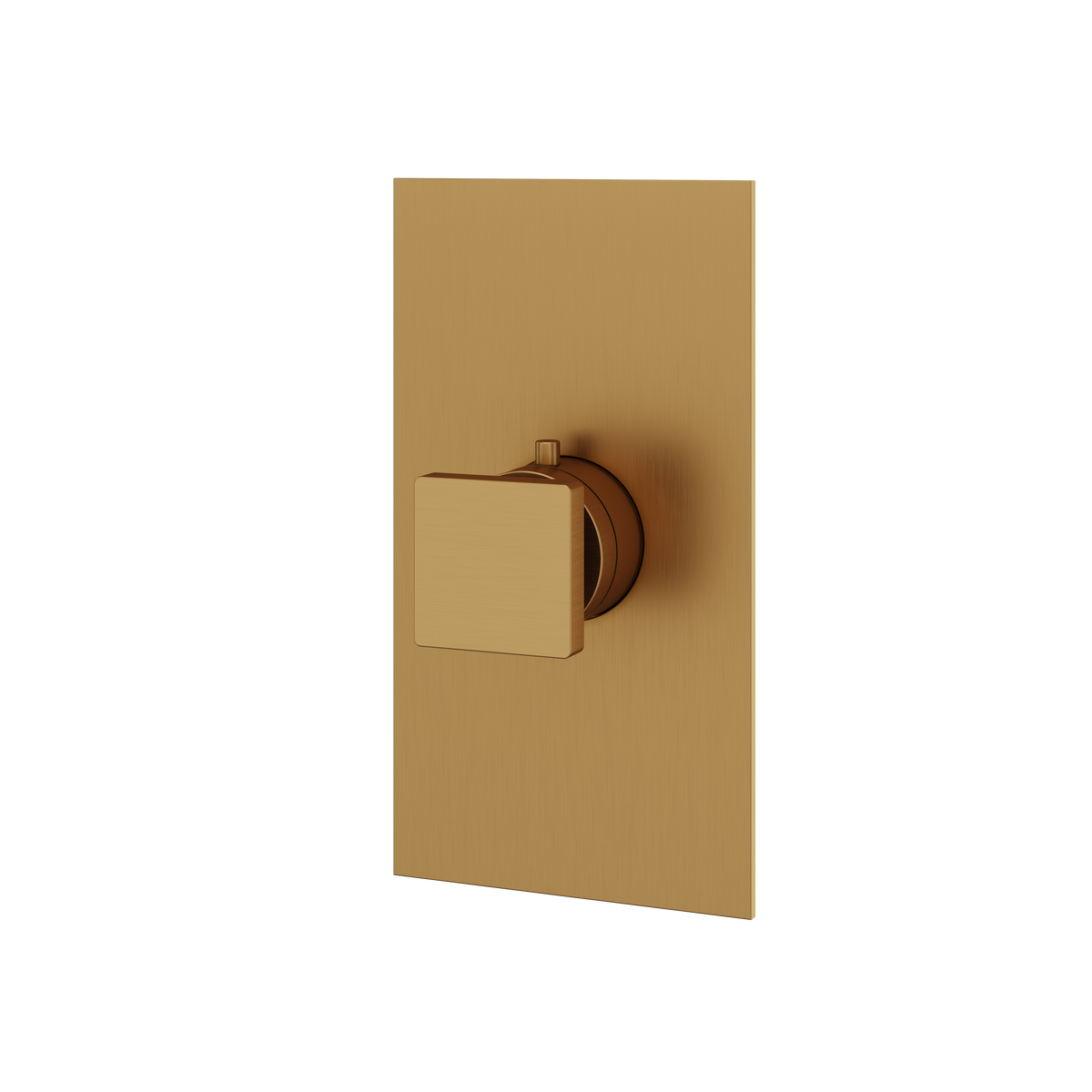 Aquabrass Trim Sets Square Trim Set S3095 in brushed gold