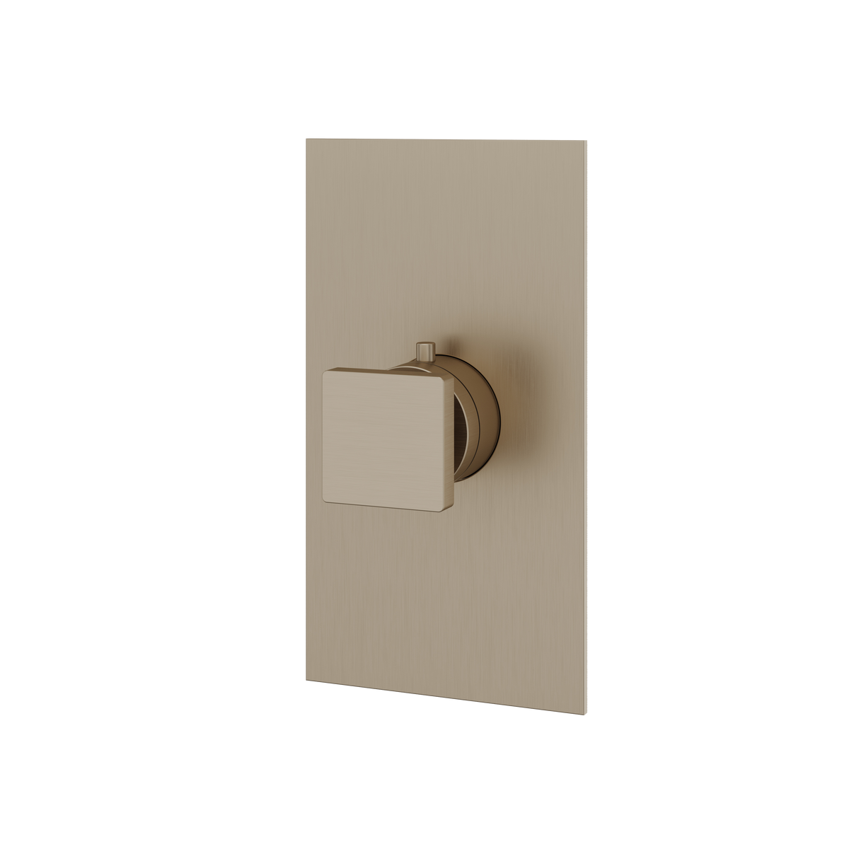 Aquabrass Trim Sets Square Trim Set S3095 in brushed nickel