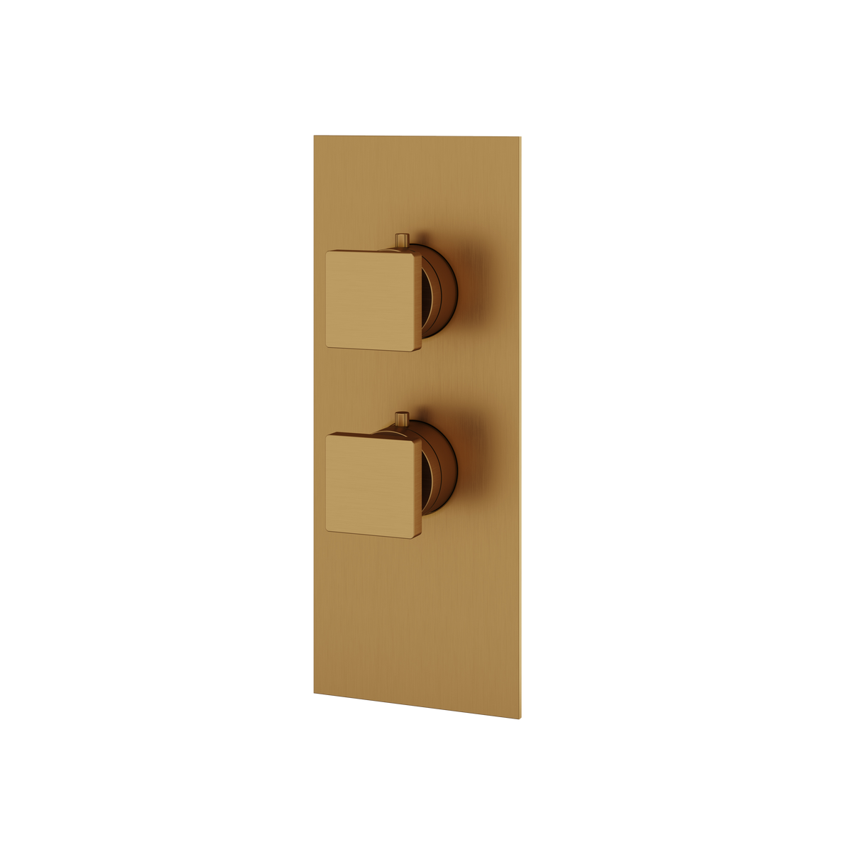 Aquabrass Trim Sets Square Trim Set S3195 in brushed gold