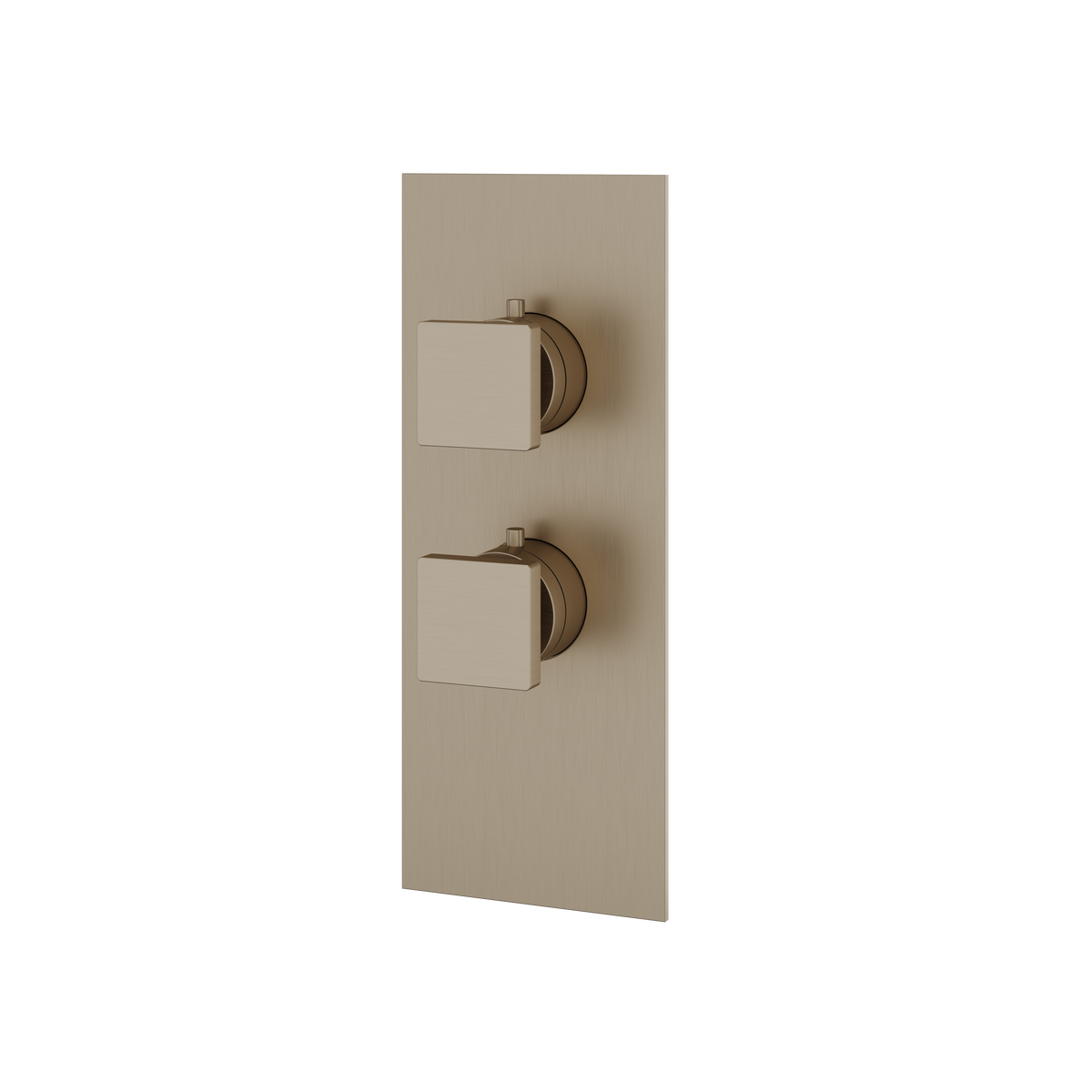 Aquabrass Trim Sets Square Trim Set S3195 in brushed nickel
