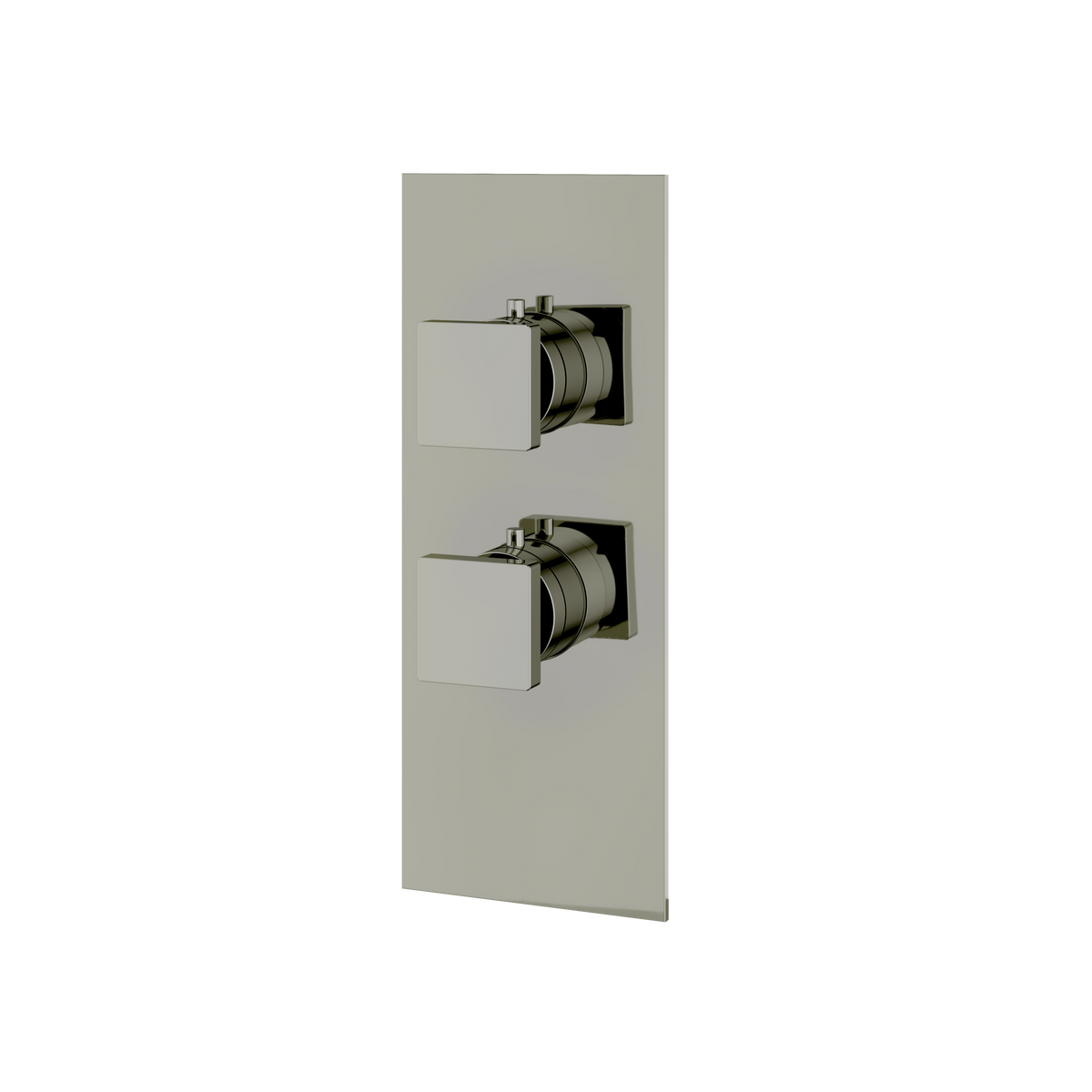Aquabrass Trim Sets Square Trim Set S3195 in polished nickel