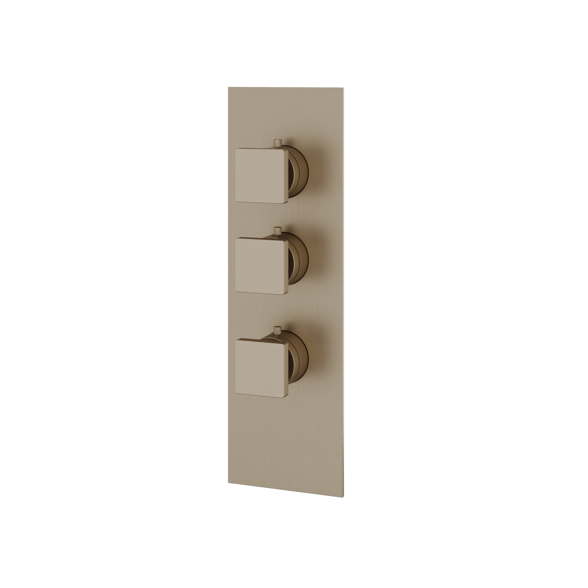 Aquabrass Trim Sets Square Trim Set S3295 in brushed nickel