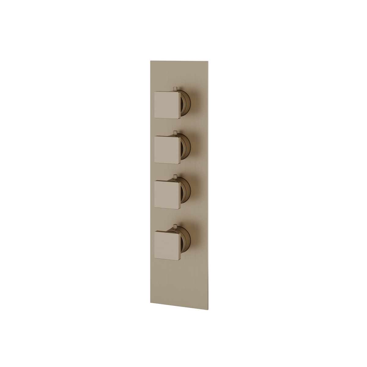 Aquabrass Trim Sets Square Trim Set S3395 in brushed nickel