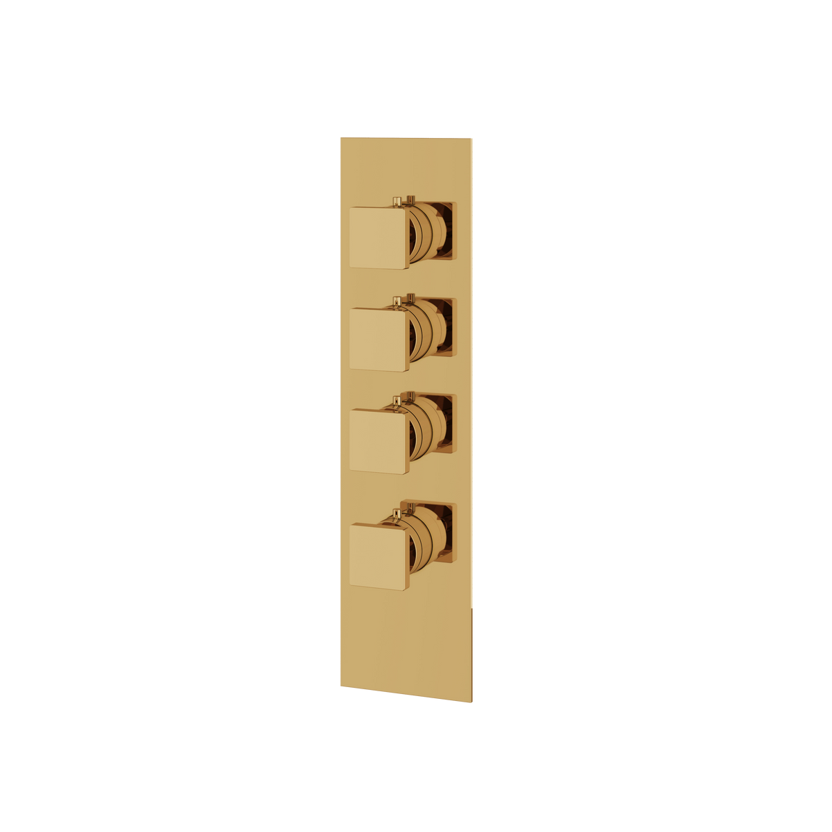 Aquabrass Trim Sets Square Trim Set S3395 in polished gold
