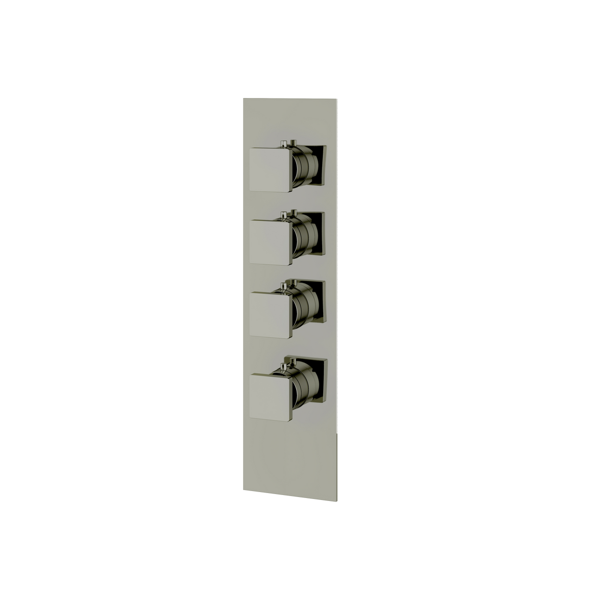 Aquabrass Trim Sets Square Trim Set S3395 in polished nickel