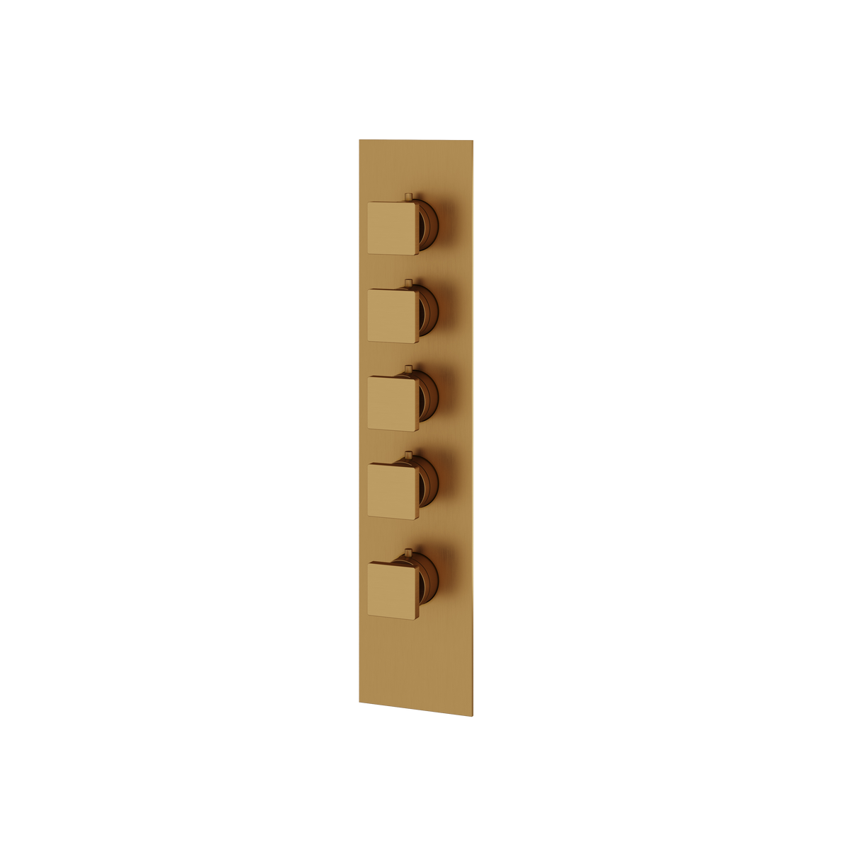 Aquabrass Trim Sets Square Trim Set S3495 in brushed gold