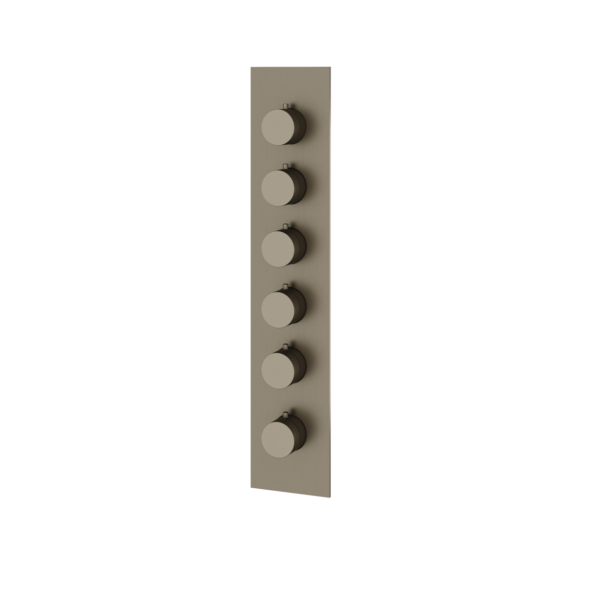 Aquabrass Trim Sets Square / Round Trim Set SR3595 in brushed black chrome