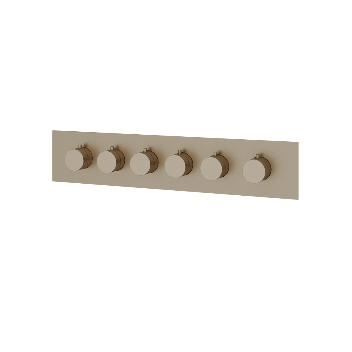 Aquabrass Trim Sets Square / Round Trim Set SRH3595L in brushed nickel