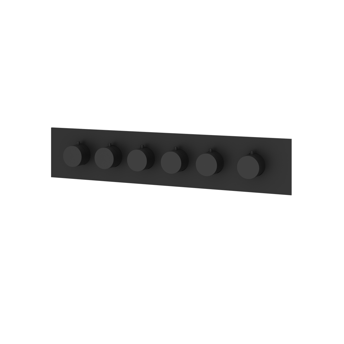 Aquabrass Square / Round Trim Set SRH3595R in black