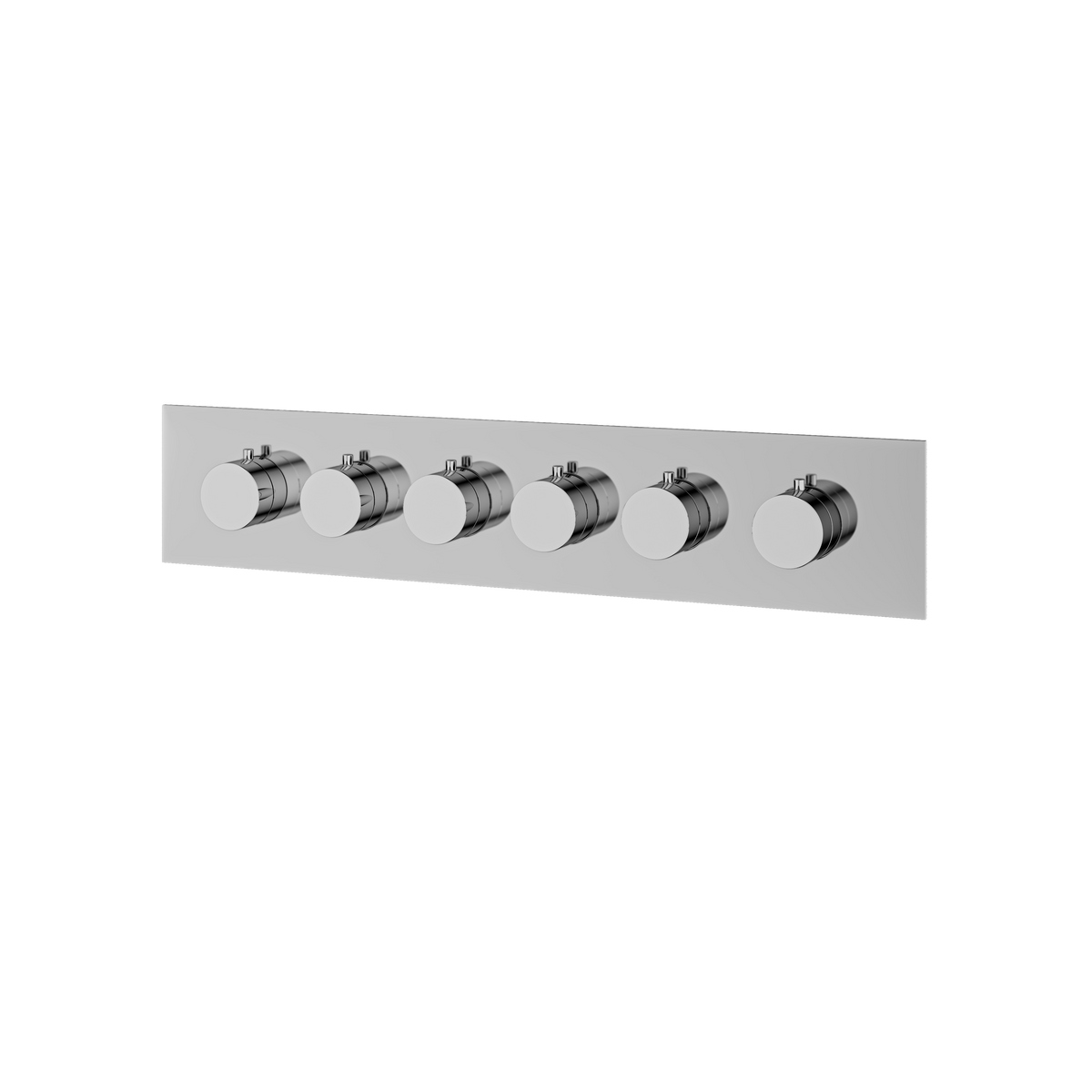 Aquabrass Square / Round Trim Set SRH3595R in polished chrome