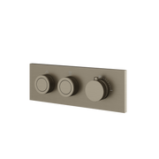 Aquabrass Touch 2-Way Shower Trim TO2W in brushed black chrome
