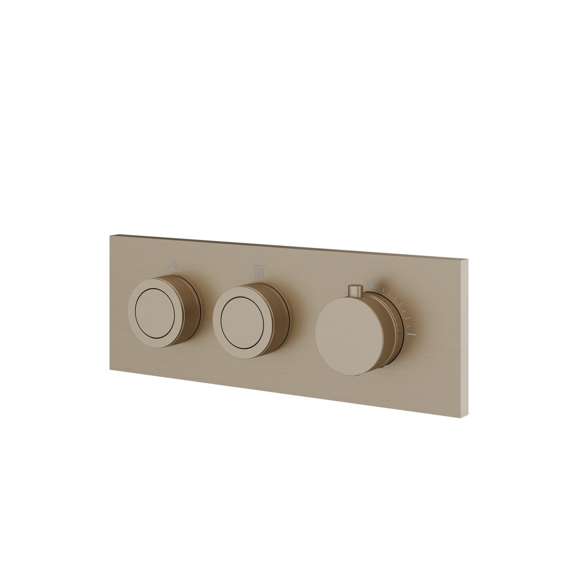Aquabrass Touch 2-Way Shower Trim TO2W in brushed nickel