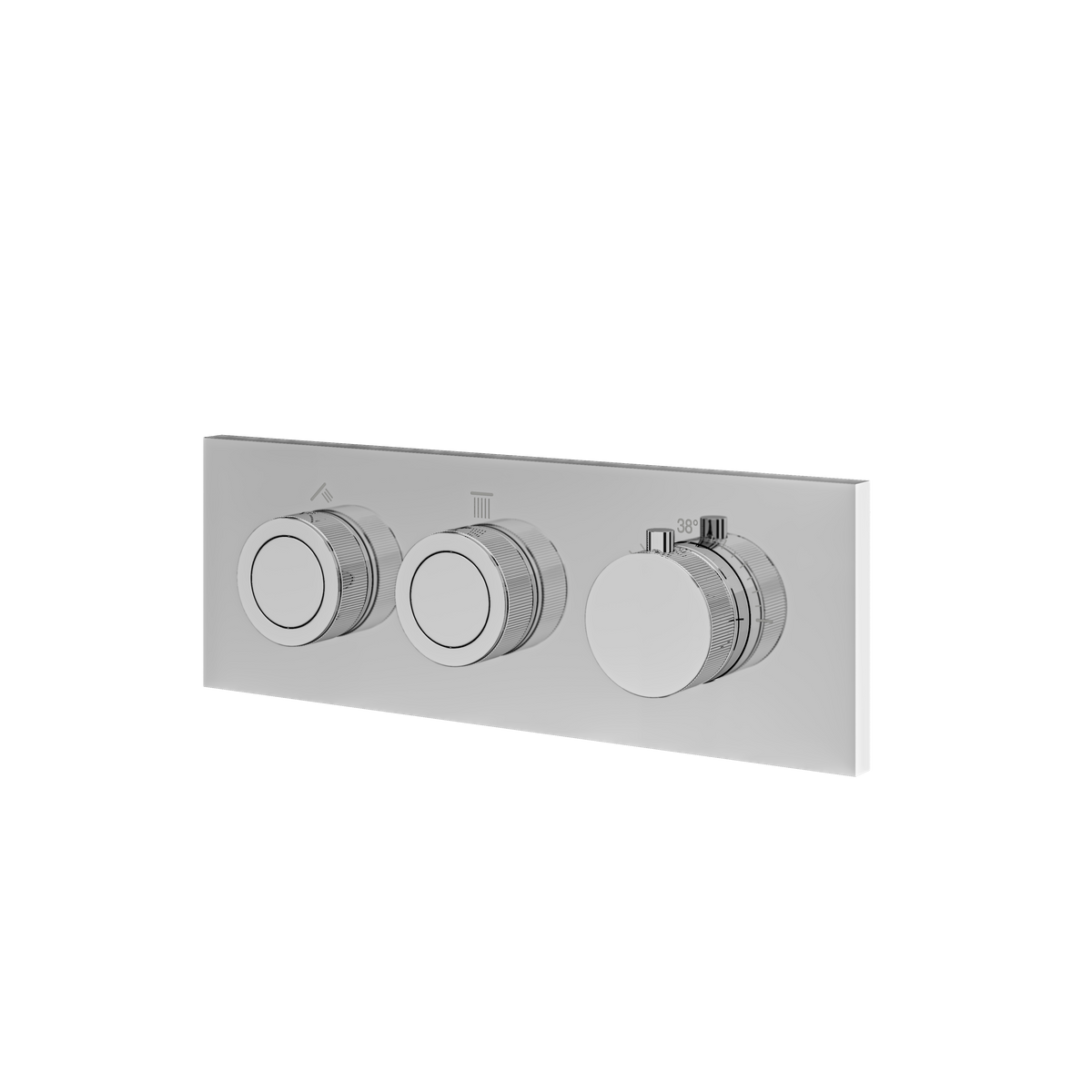 Aquabrass Touch 2-Way Shower Trim TO2W in polished chrome