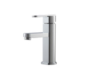 Kube Bath Aqua Roundo Single Hole Mount Bathroom Vanity Faucet - Chrome - Chrome (AFB033)