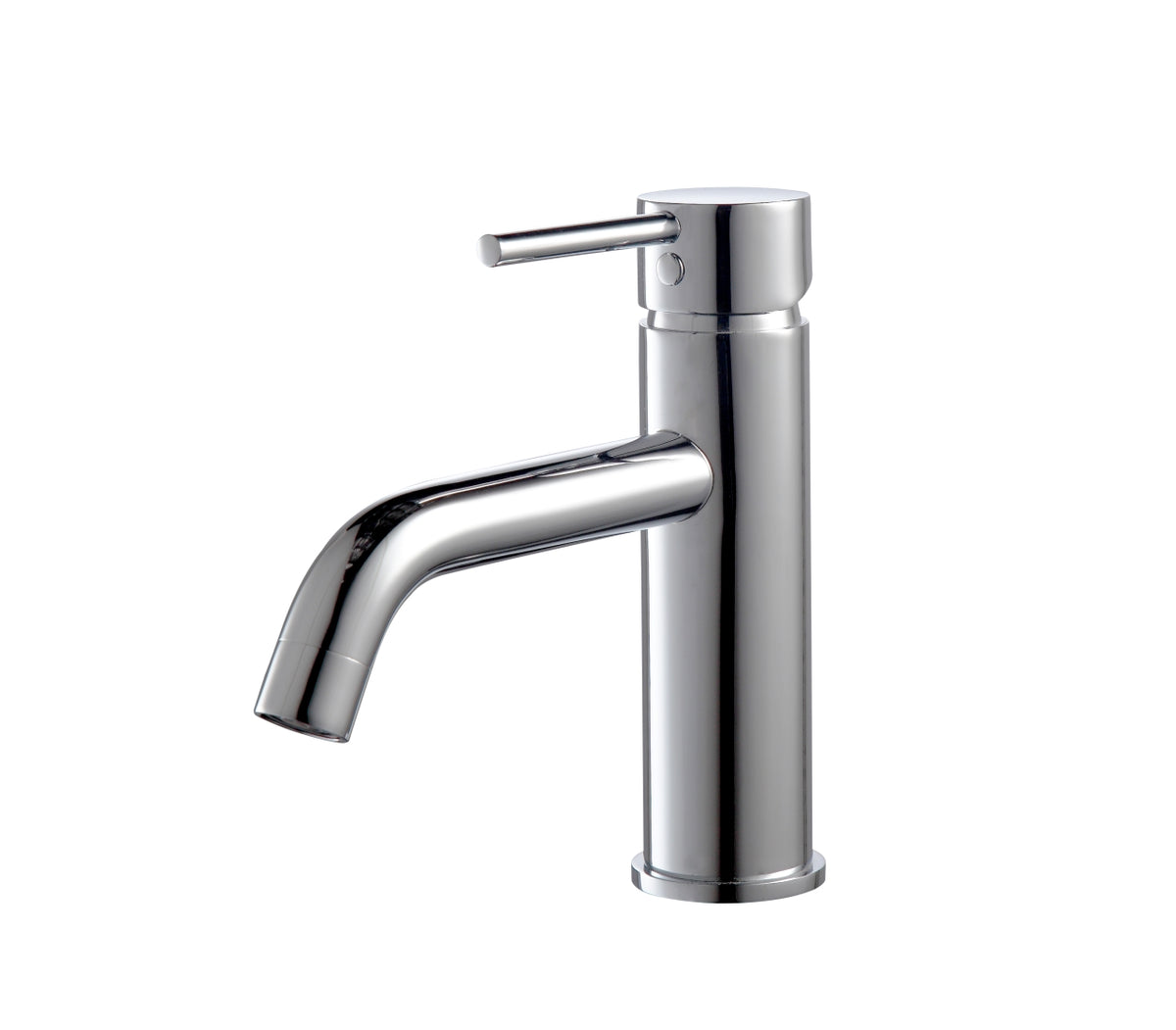 Kube Bath Aqua Rondo Single Hole Mount Bathroom Vanity Faucet - Chrome - Chrome (AFB090)