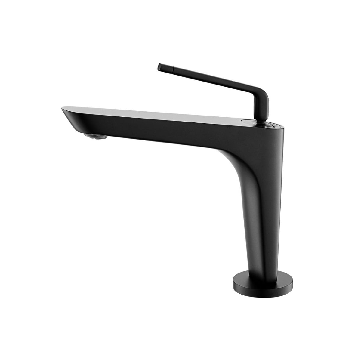 Kube Bath Aqua Saggio by KubeBath Single Lever Bathroom Vanity Faucet - Black (AFB191BK)