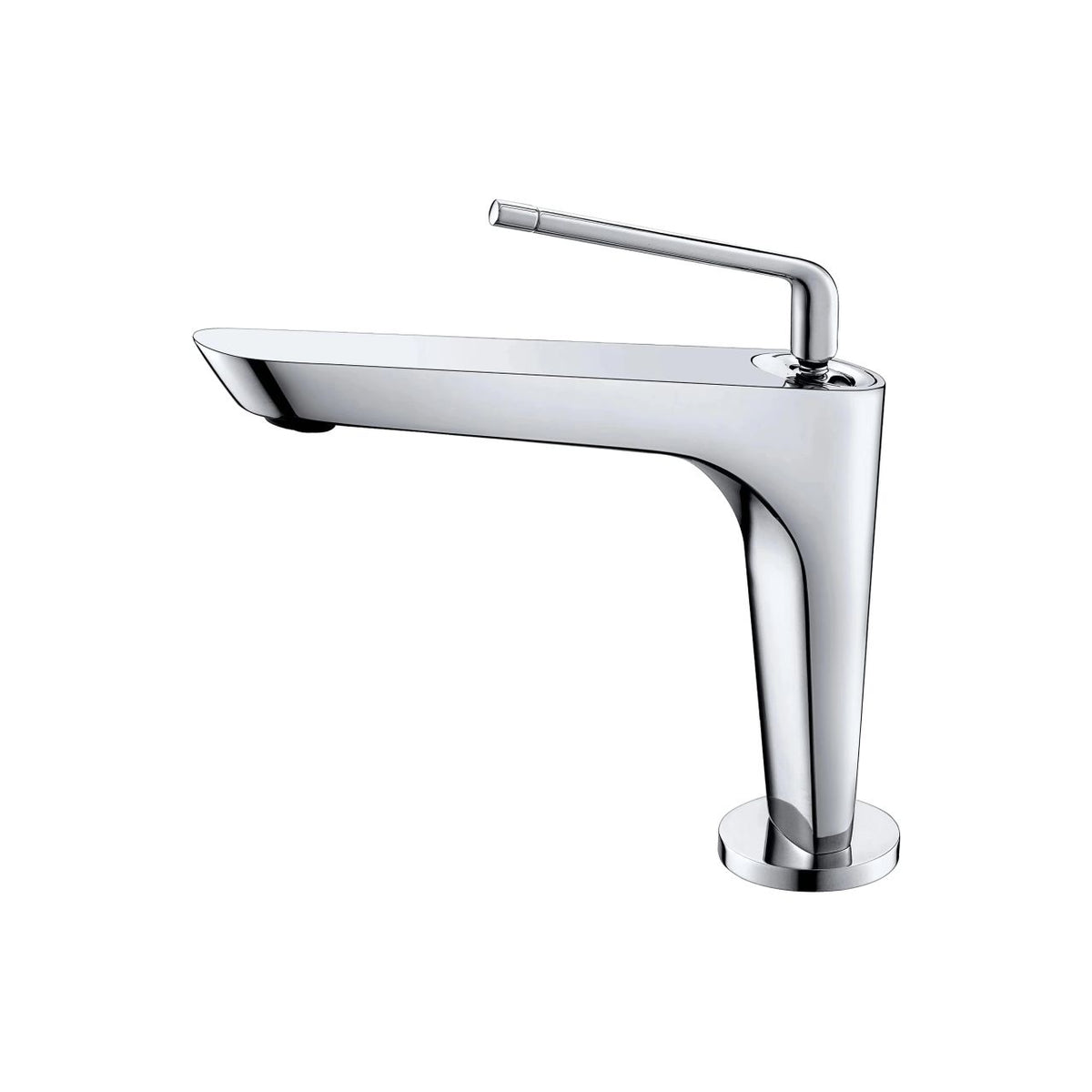Kube Bath Aqua Saggio by KubeBath Single Lever Bathroom Vanity Faucet - Chrome (AFB191CH)