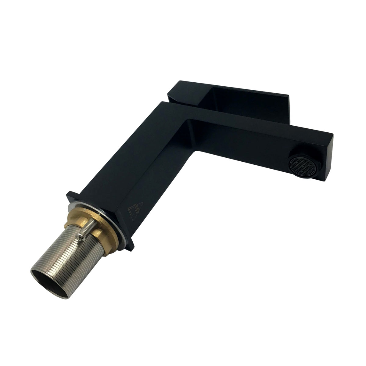 Kube Bath Aqua Kubo Single Lever Bathroom Vanity Faucet - Black (AFB231BK) view 5