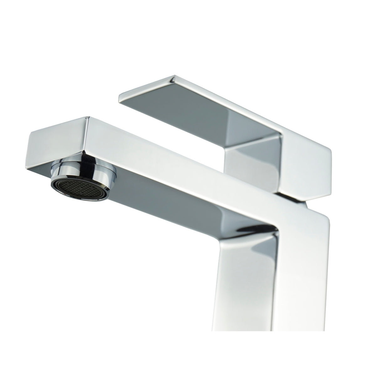 Kube Bath Aqua Kubo Single Lever Bathroom Vanity Faucet - Chrome (AFB231CH) view 2