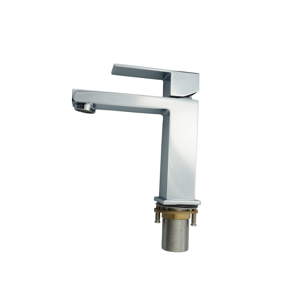 Kube Bath Aqua Kubo Single Lever Bathroom Vanity Faucet - Chrome (AFB231CH) view 3