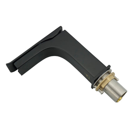 Kube Bath Aqua Cascata 6" Single Lever Bathroom Vanity Faucet – Matte Black Kube Bath