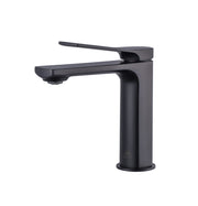 Kube Bath Aqua Balli Single Lever Bathroom Vanity Faucet - Black (AFB551BK)