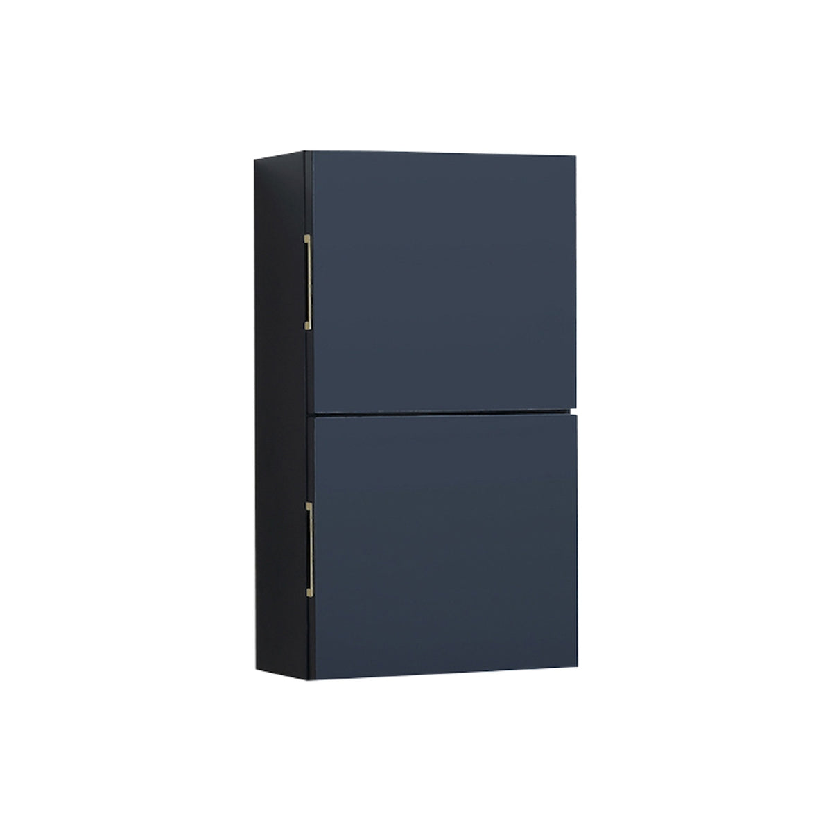 Kube Bath Bliss 14" Wide by 24" High Linen Side Cabinet With One Door - Navy Blue (ALT24-VBE)