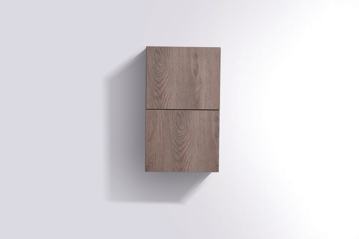 Kube Bath Bliss 14" Wide by 24" High Linen Side Cabinet With One Door - Butternut (ALT24-BTN) view 3