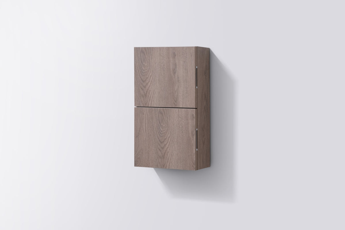 Kube Bath Bliss 14" Wide by 24" High Linen Side Cabinet With One Door - Butternut (ALT24-BTN) view 4