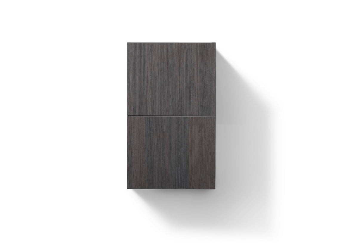 Kube Bath Bliss 14" Wide by 24" High Linen Side Cabinet With One Door - Grey Oak (ALT24-GO) view 2