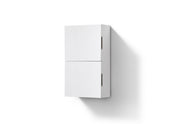 Kube Bath Bliss 14" Wide by 24" High Linen Side Cabinet With One Door - Gloss White (ALT24-GW)