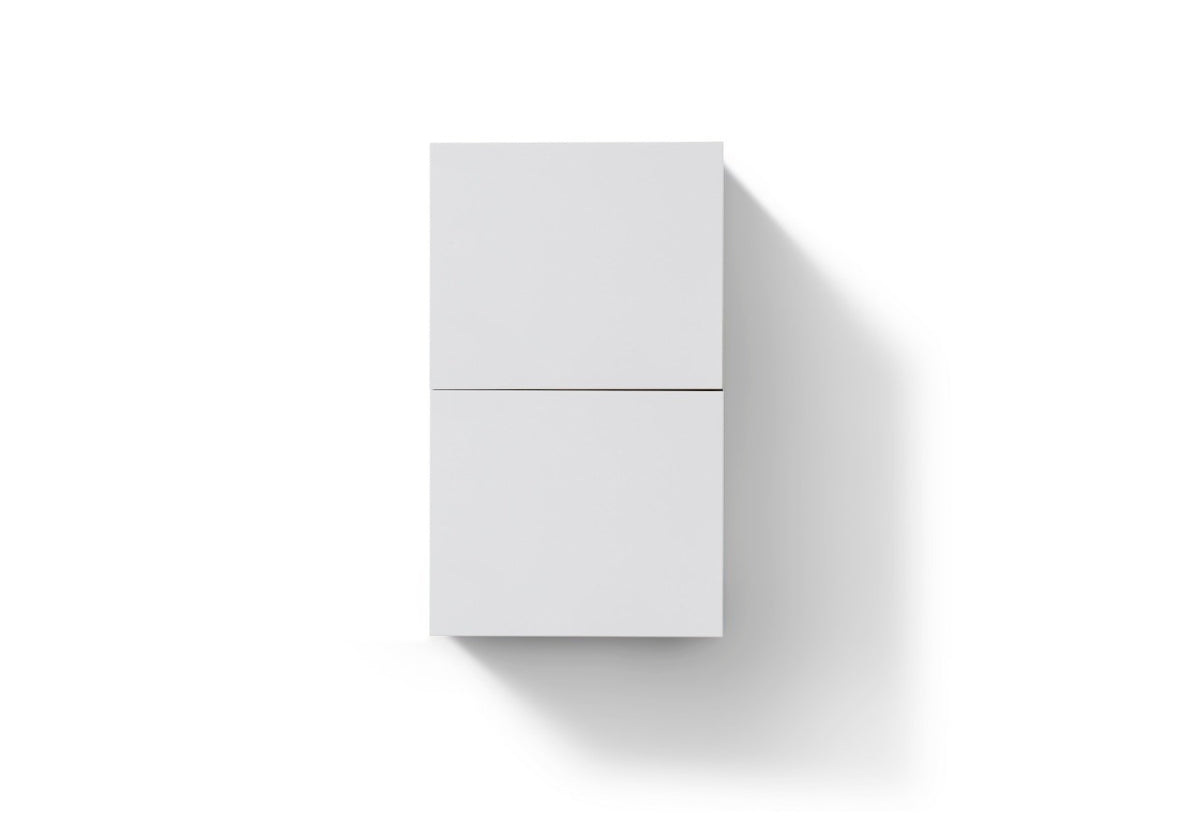 Kube Bath Bliss 14" Wide by 24" High Linen Side Cabinet With One Door - Gloss White (ALT24-GW) view 2
